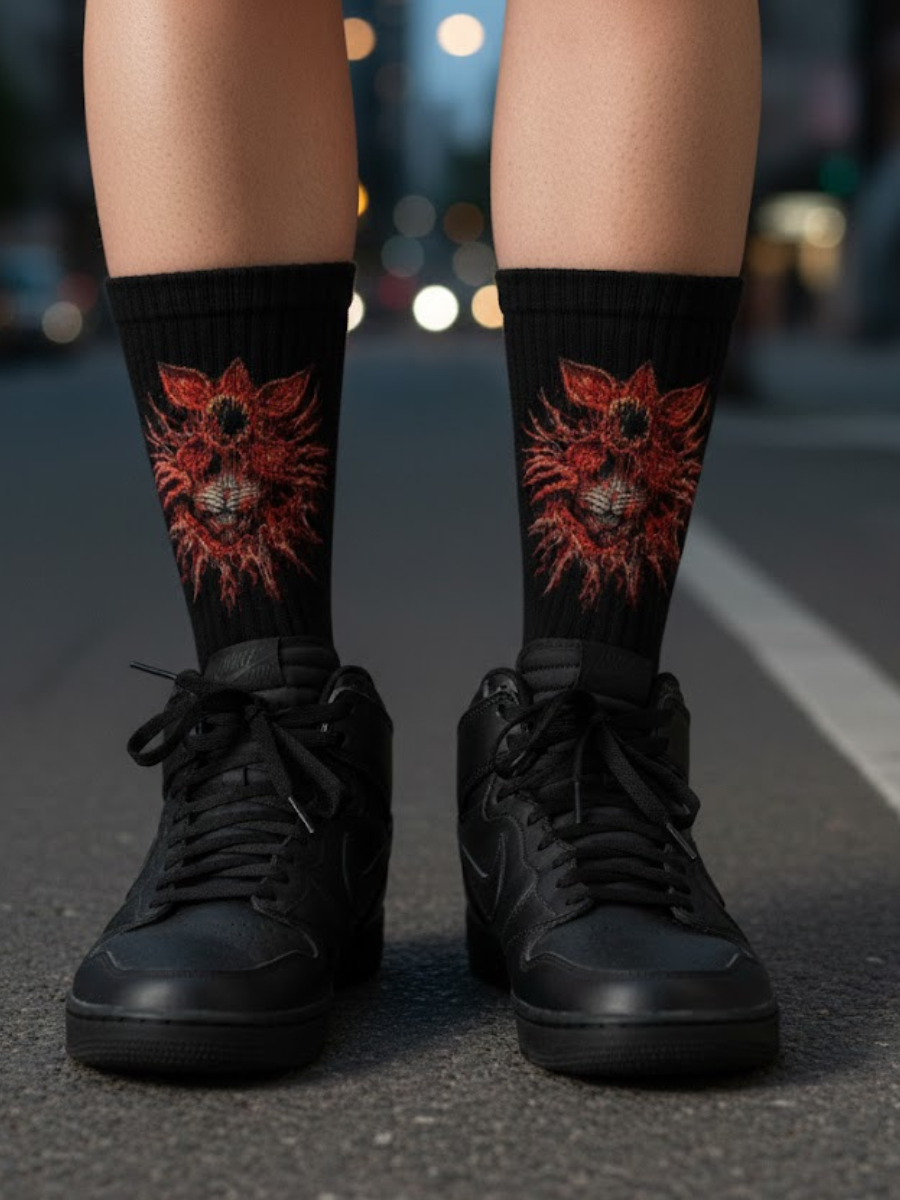 Calzini - Stranger - Demogorgone