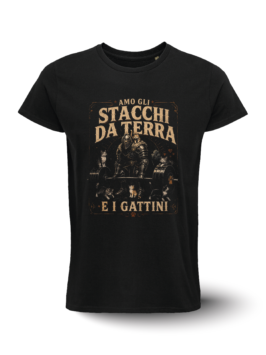 T-shirt - Asteroidi - Amo gli stacchi e i gattini