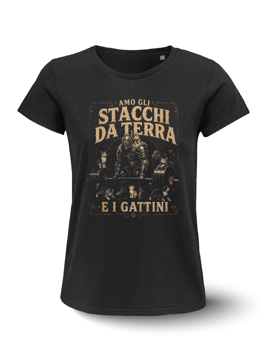 T-shirt - Asteroidi - Amo gli stacchi e i gattini
