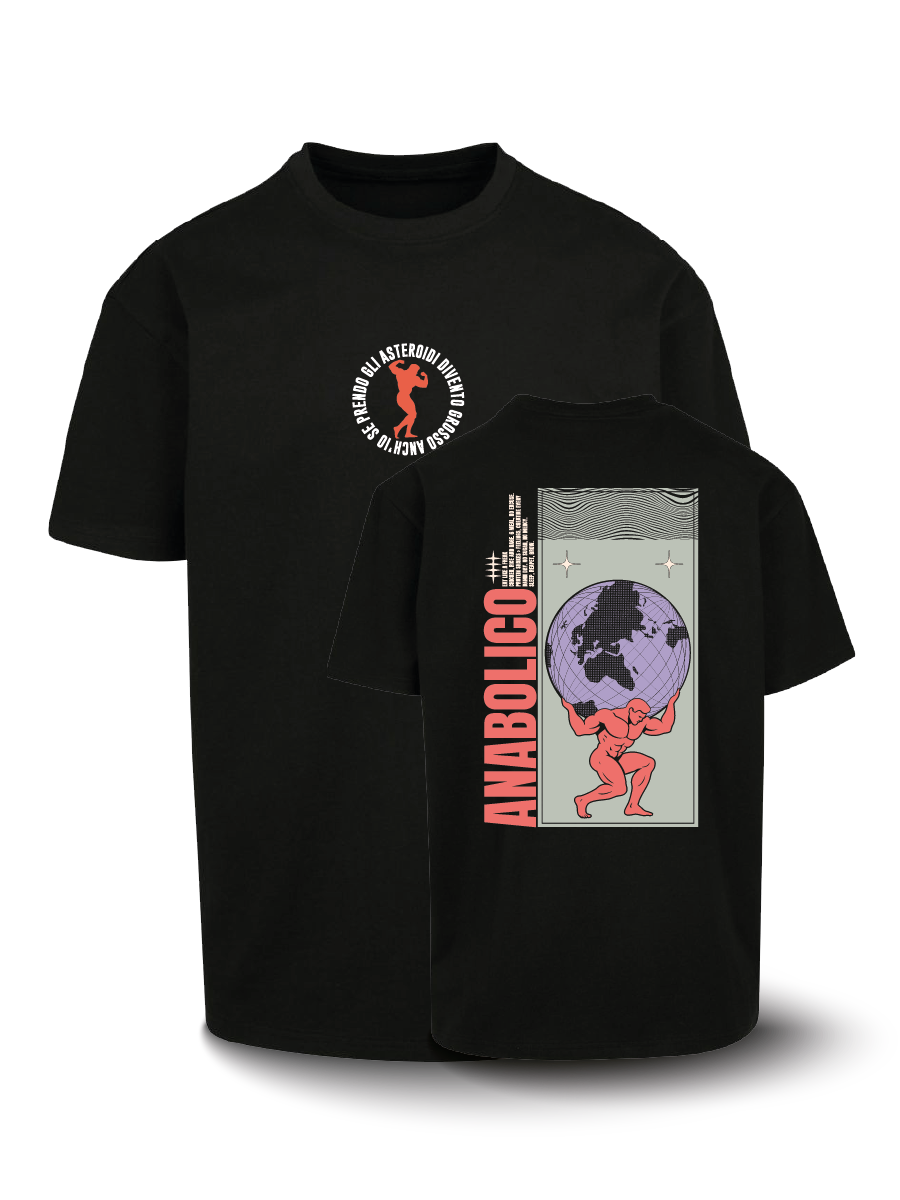 Organic Oversize T-shirt - Asteroidi - Anabolico
