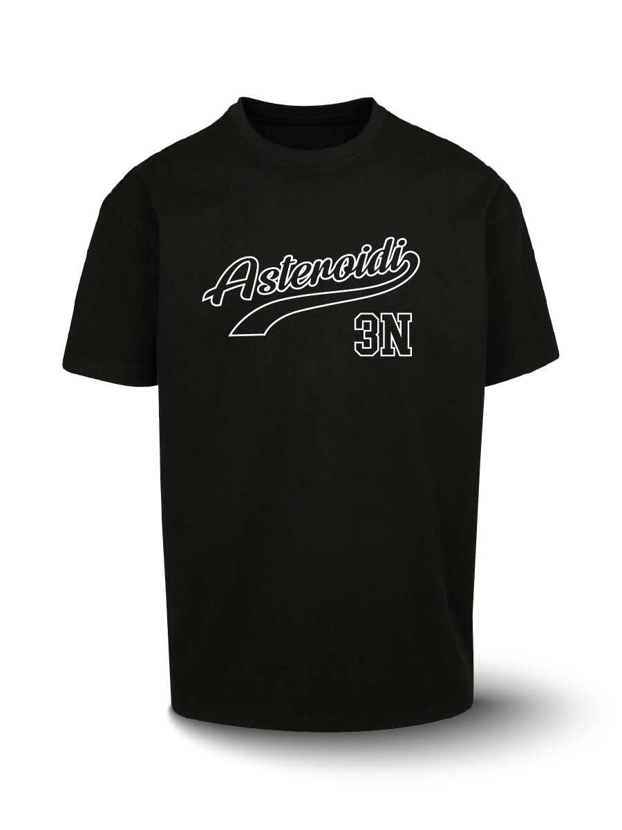Organic Oversize T-shirt - Asteroidi - Baseball