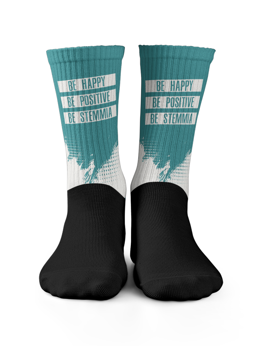 Calzini - Be Happy, Be Positive, Be Satemmia