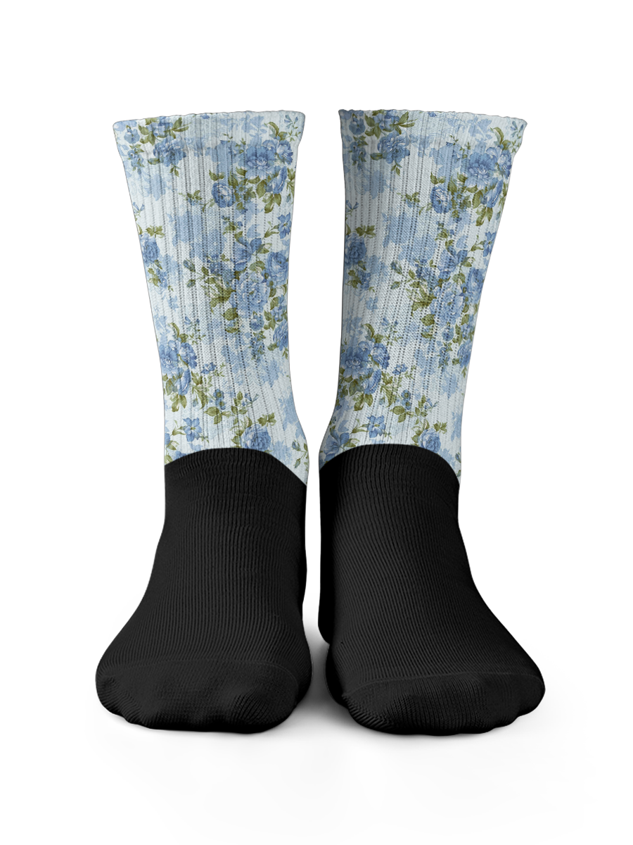 Calzini - Bridgertown - Azure Flower