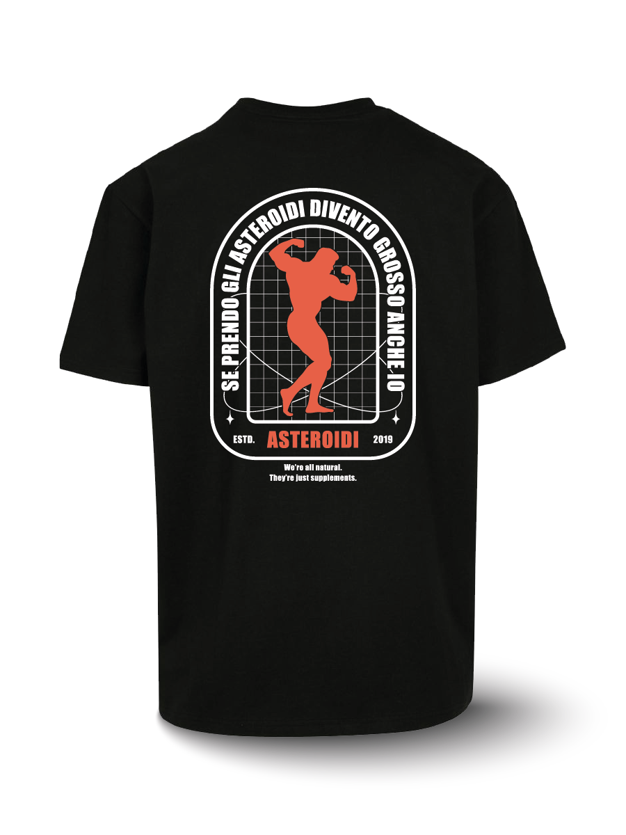 Organic Oversize T-shirt - Asteroidi - Classic