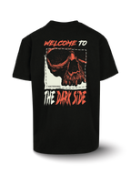 Organic Oversize T-shirt - Asteroidi - Dark Side