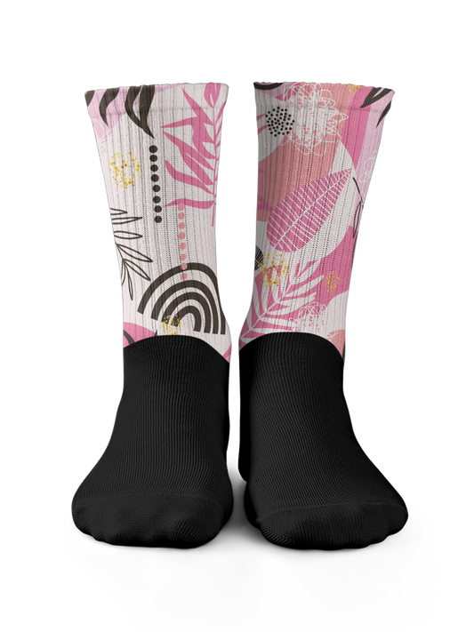 Calzini - Leaf pink