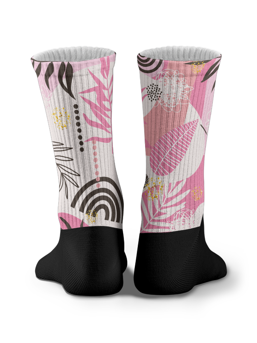 Calzini - Leaf pink
