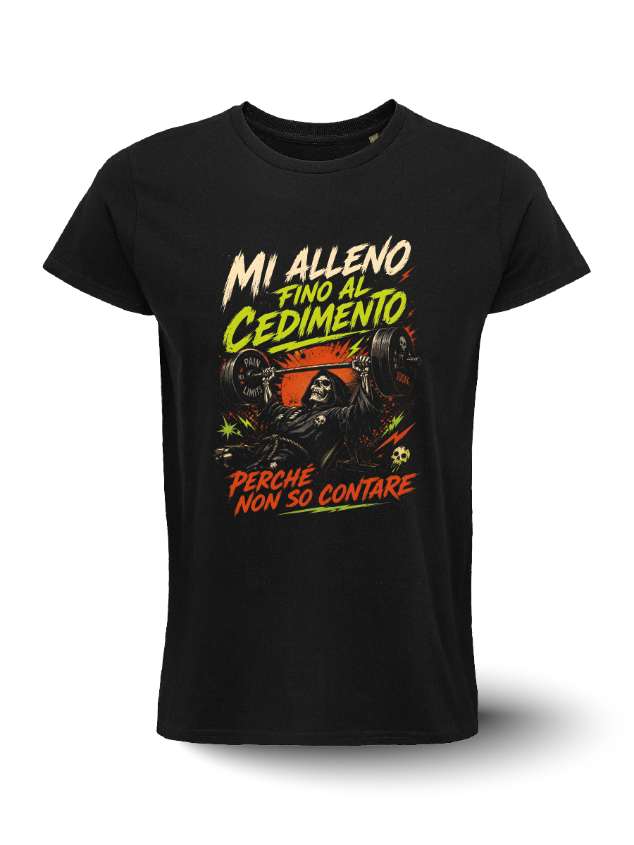 T-shirt - Asteroidi - Mi alleno fino al cedimento